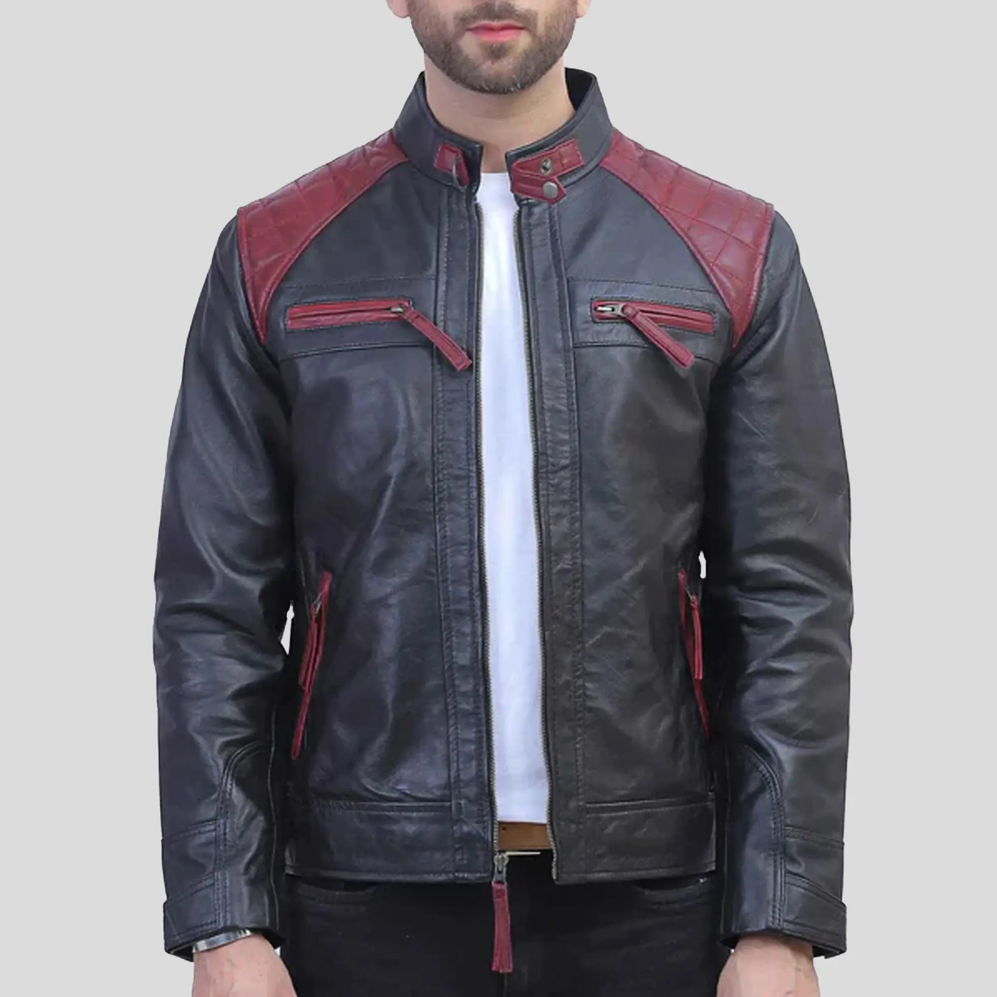 mens leather jacket